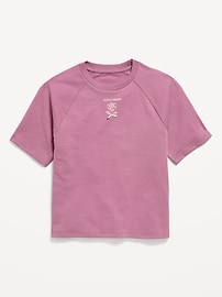 Image number 1 showing, Oversized Short-Sleeve Graphic T-Shirt for Girls