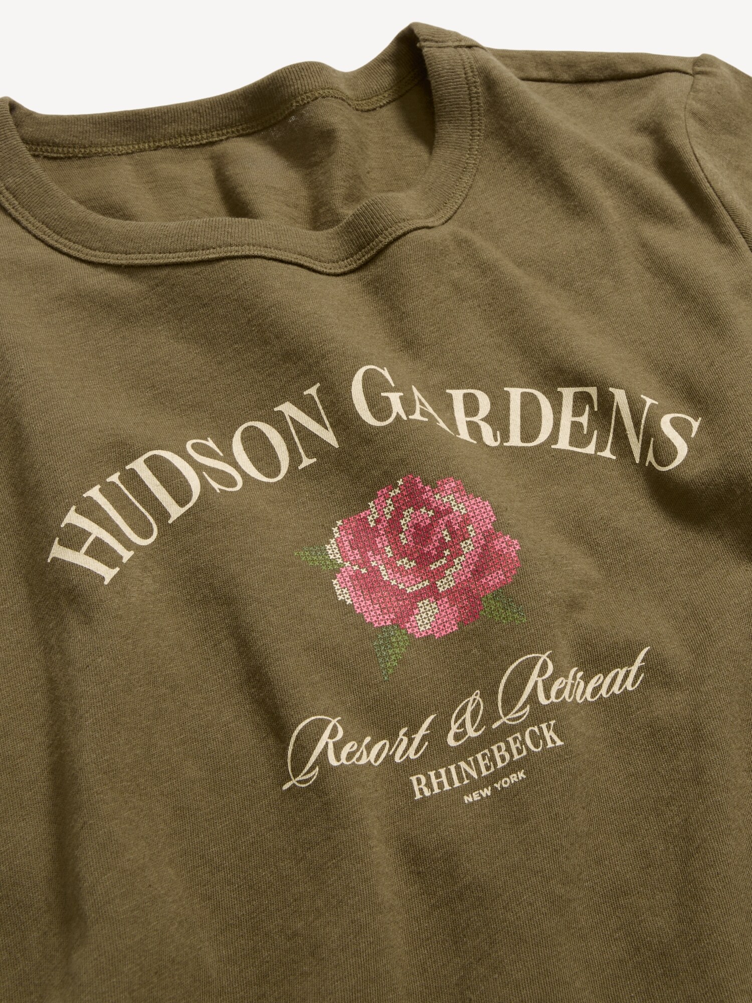 L'image numéro 3 présente T-shirt passe-partout ras du cou à imprimé