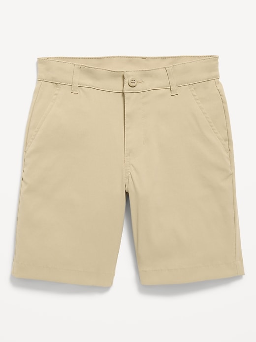 Image number 1 showing, School Uniform Quick-Dry Tech Knee Length Shorts for Boys