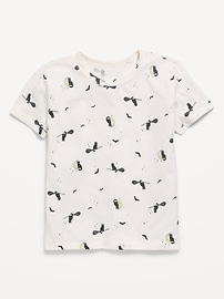Image number 1 showing, Softest Printed Short-Sleeve T-Shirt for Girls