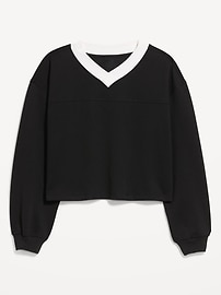 Image number 2 showing, Dynamic Fleece Oversized Cropped Sweatshirt
