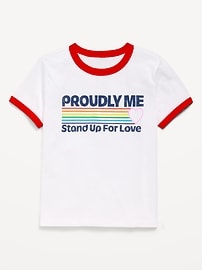 Image number 1 showing, Short-Sleeve Graphic T-Shirt for Girls
