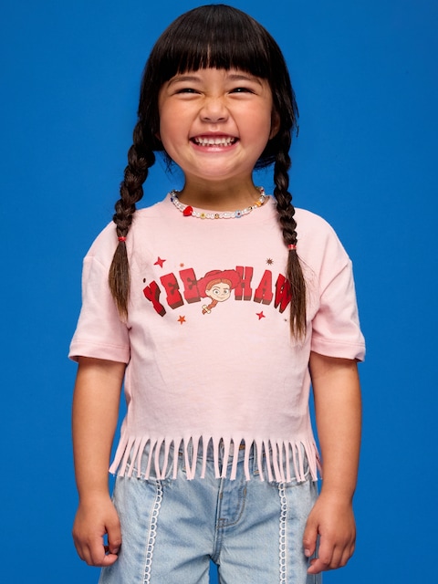 Old Navy x Pixar Toy Story Graphic Fringed-Hem T-Shirt for Toddler Girls