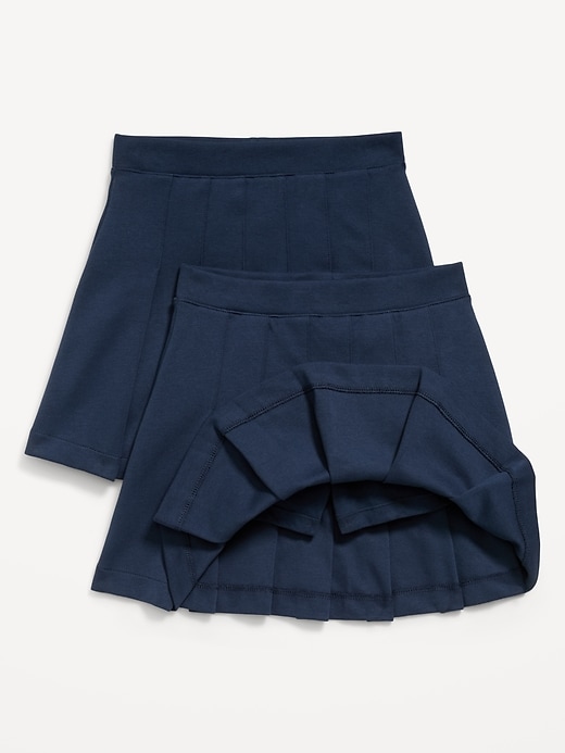 Image number 3 showing, School Uniform Ponte-Knit Pleated Skort for Girls