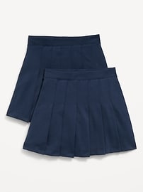 Image number 2 showing, School Uniform Ponte-Knit Pleated Skort for Girls