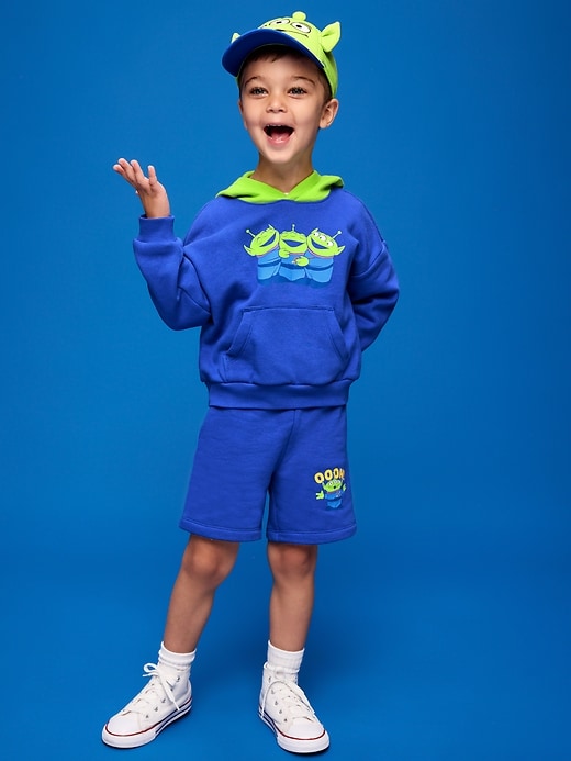 Image number 1 showing, Old Navy x Pixar Toy Story Pullover Hoodie and Shorts Set for Toddler Boys