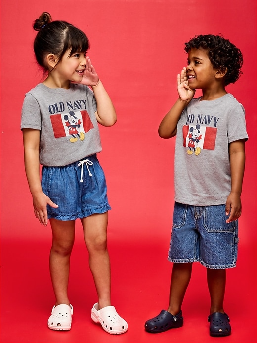 Image number 1 showing, Old Navy x Disney Mickey Mouse Unisex Graphic T-Shirt for Toddler