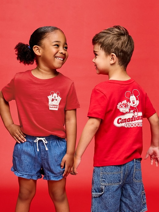 Image number 1 showing, Old Navy x Disney Mickey Mouse Unisex Graphic T-Shirt for Toddler