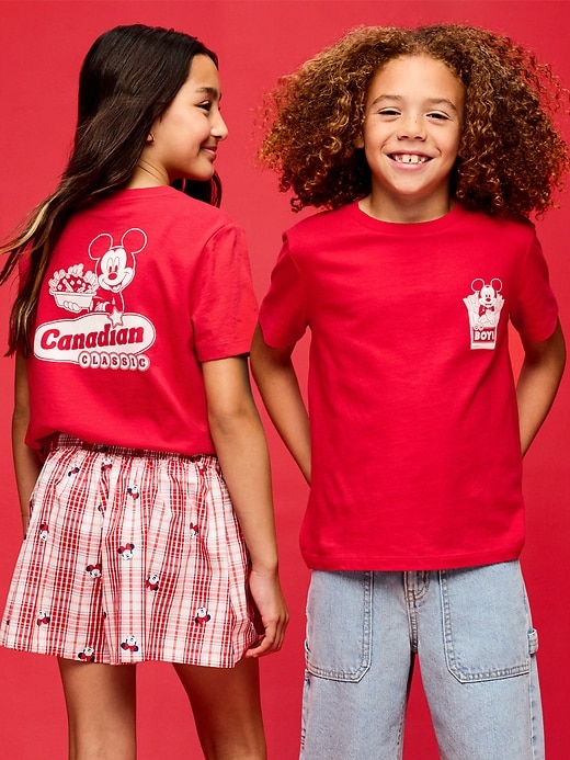 Image number 1 showing, Old Navy x Disney Mickey Mouse Gender-Neutral Graphic T-Shirt for Kids