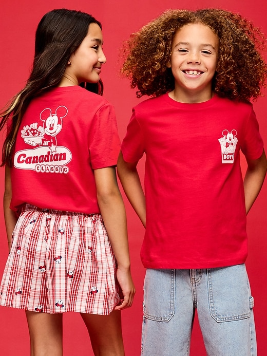 Image number 2 showing, Old Navy x Disney Mickey Mouse Gender-Neutral Graphic T-Shirt for Kids