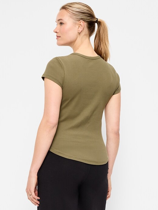 Image number 3 showing, CloudLite Crew-Neck Ribbed Top