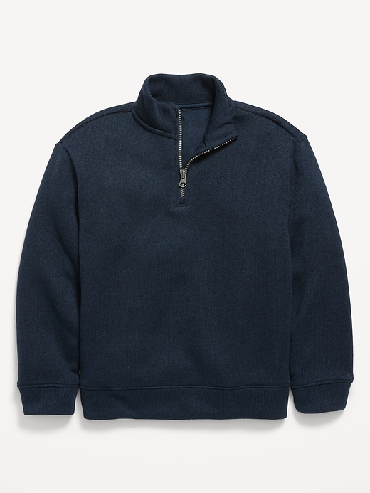 Image number 1 showing, Sweater-Fleece Quarter-Zip for Boys