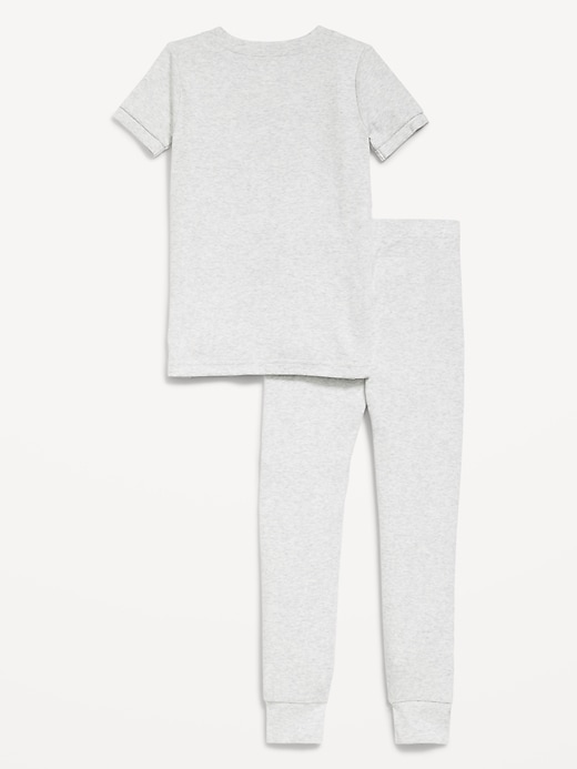 Image number 2 showing, Snug-Fit Ribbed Pajama Set for Toddler & Baby