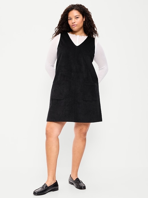 Image number 9 showing, Sleeveless Pinafore Mini Dress