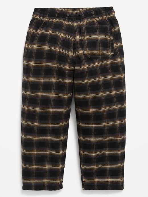 L'image numéro 4 présente Pantalon à jambe baril et à taille élastique pour tout-petit