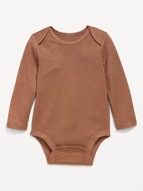 SoftMode Long-Sleeve Ribbed Bodysuit for Baby