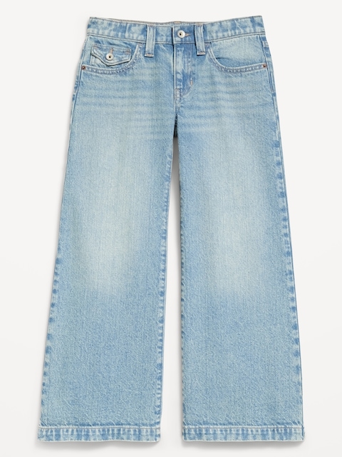 Low-Rise Super Baggy Wide-Leg Jeans for Girls