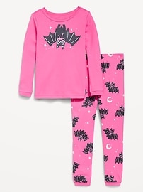 Image number 1 showing, Printed Snug-Fit Pajama Set for Toddler & Baby