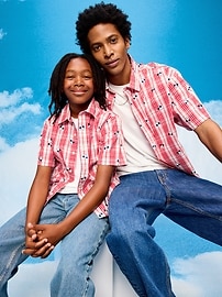 Image number 4 showing, Old Navy x Disney Minnie Mouse Sleeveless Side-Tie Plaid Top for Girls