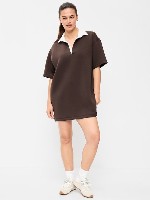 Image number 3 showing, Bounce Fleece Short-Sleeve Polo Dress