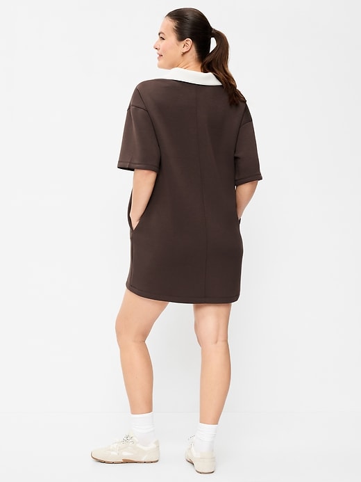Image number 4 showing, Bounce Fleece Short-Sleeve Polo Dress