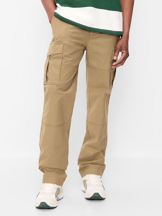 L'image numéro 2 présente Pantalon cargo rodé ample années 1990