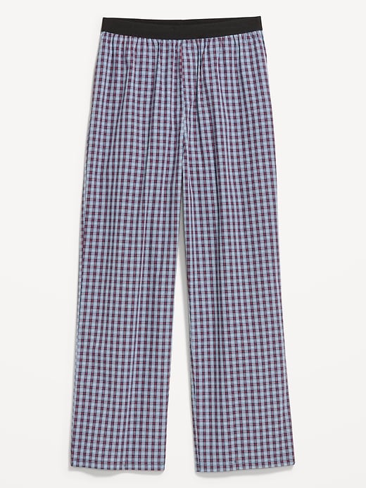 Image number 3 showing, Elastic-Waist Poplin Pajama Pant