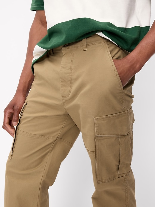 L'image numéro 4 présente Pantalon cargo rodé ample années 1990