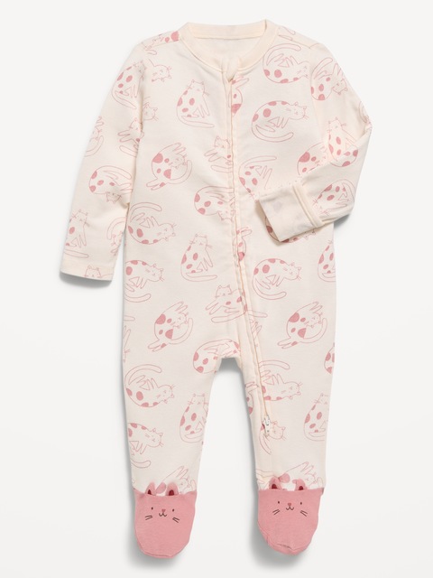 2-Way-Zip Sleep & Play Footed One-Piece for Baby