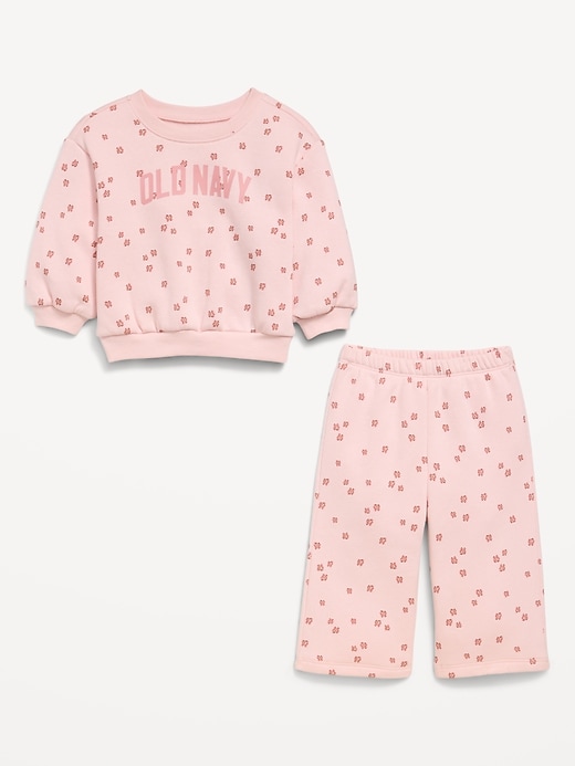 Image number 2 showing, Printed Logo Graphic Sweatshirt and Sweatpants Set for Baby