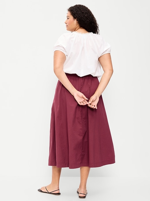 Image number 8 showing, Poplin Mini Skirt
