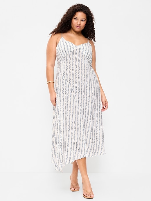 Image number 9 showing, Fit & Flare Tie-Back Asymmetrical Midi Dress