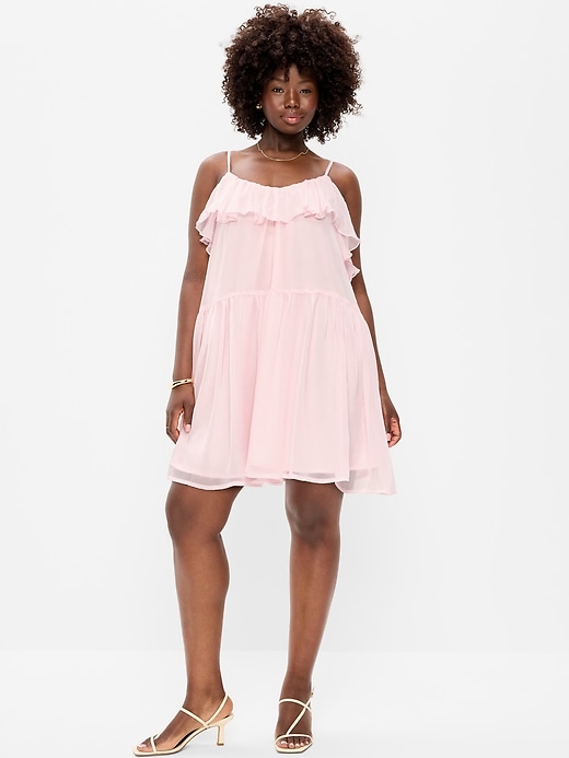 Image number 7 showing, Ruffle-Front Flounce Mini Dress