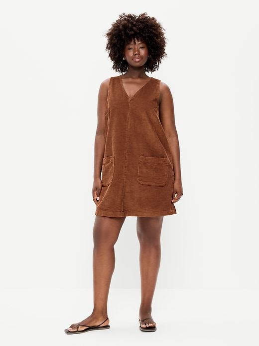 Image number 7 showing, Sleeveless Pinafore Mini Dress
