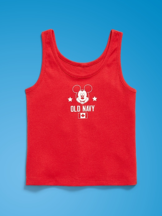 Image number 4 showing, Old Navy x Disney Mickey Mouse Ribbed Tank Top for Girls