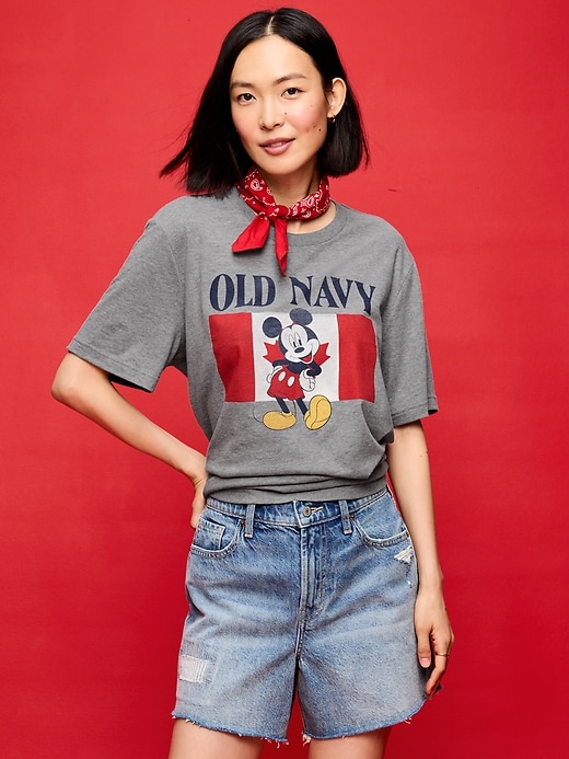 Image number 1 showing, Old Navy x Disney Mickey Mouse Logo-Graphic T-Shirt for Adults