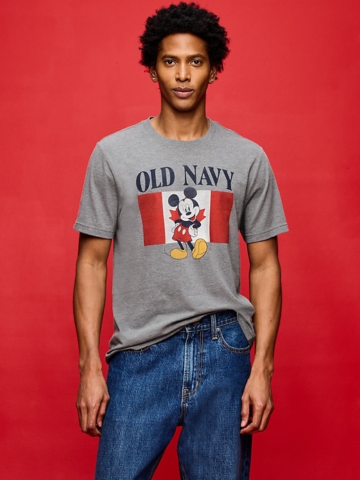 Image number 3 showing, Old Navy x Disney Mickey Mouse Logo-Graphic T-Shirt for Adults