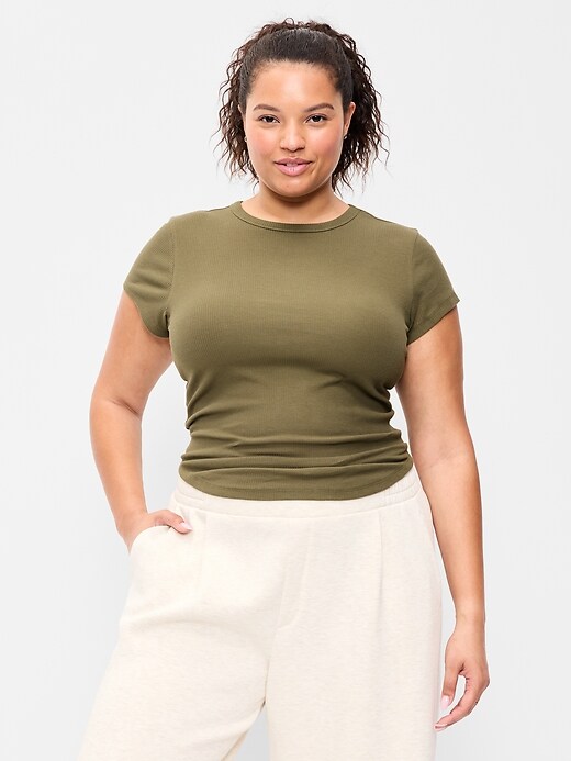 Image number 4 showing, CloudLite Crew-Neck Ribbed Top