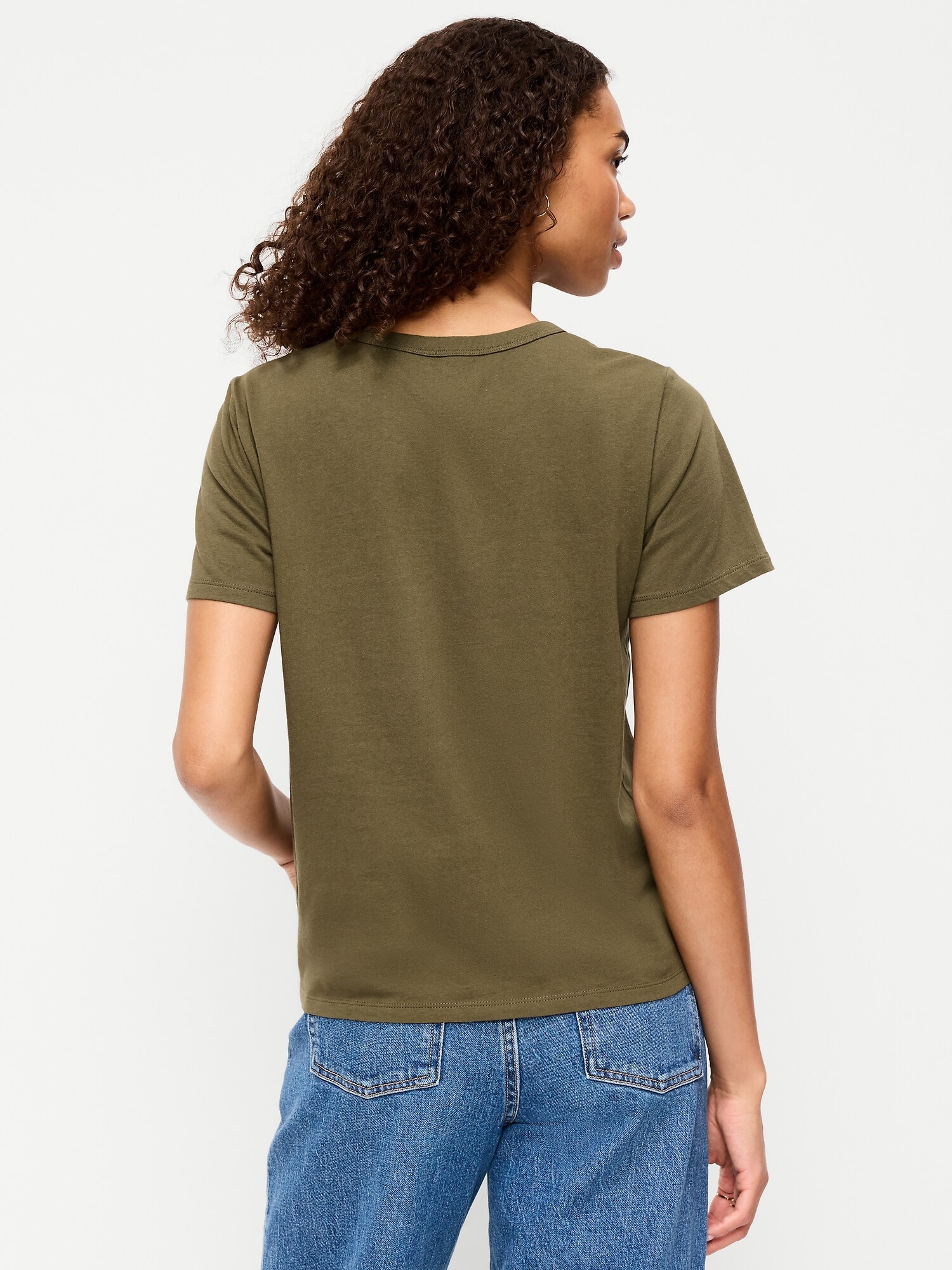 L'image numéro 2 présente T-shirt passe-partout ras du cou à imprimé