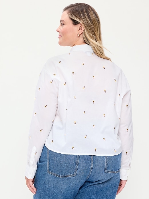 Image number 8 showing, Cropped Button-Down Shirt