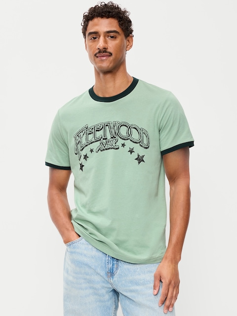 T-SHIRT DE FLEETWOOD MAC™ À BORDS CONTRASTANTS
