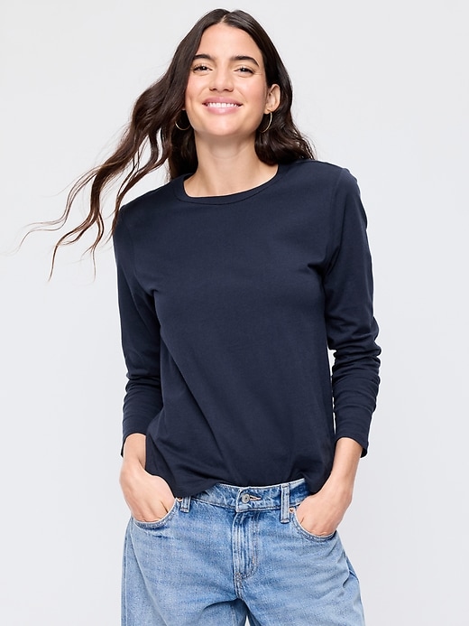 Image number 1 showing, EveryWear Long-Sleeve T-Shirt