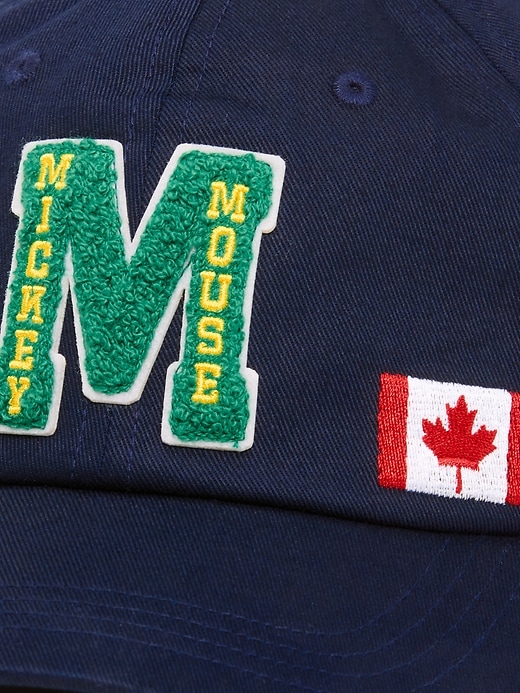 Image number 2 showing, Old Navy x Disney Mickey Mouse Logo-Graphic Baseball Hat for Adults