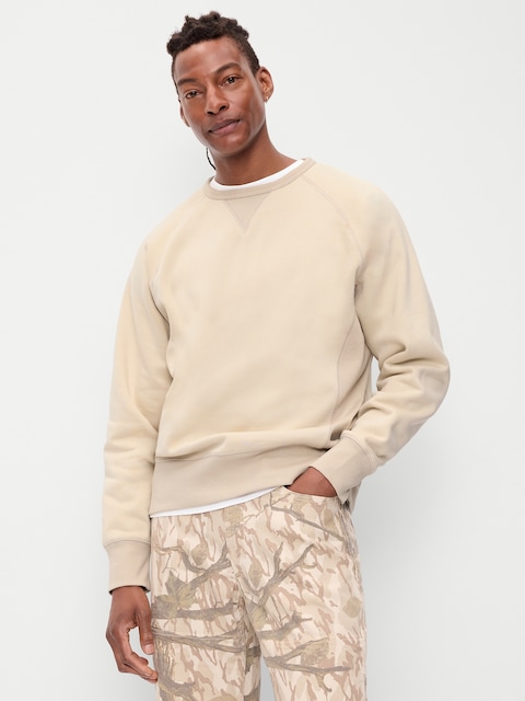 Oversized Heavyweight Crew-Neck Sweatshirt
