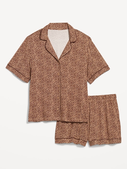 Image number 3 showing, Sunday Sleep Knit Jersey Short Set