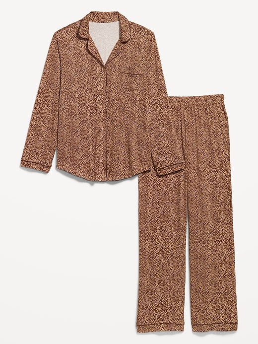 Image number 3 showing, Sunday Sleep Knit Jersey Pant Set
