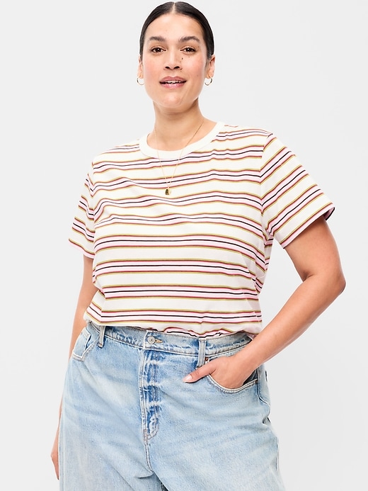 Image number 7 showing, EveryWear Crew-Neck Striped T-Shirt