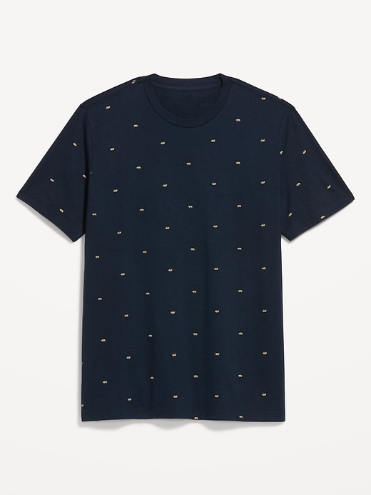 L'image numéro 3 présente T-shirt ras du cou