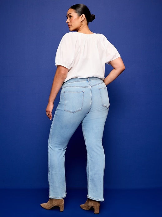 Image number 9 showing, Mid-Rise Wow Boot-Cut Jeans