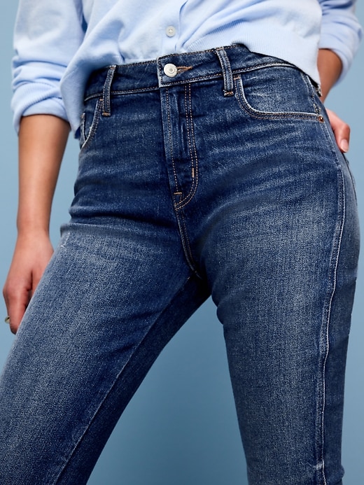 Image number 5 showing, High-Waisted Vintage Slim Jeans